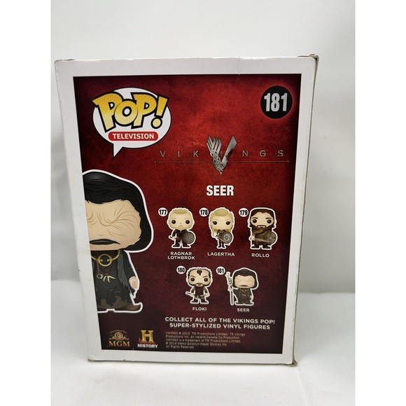 Funko Pop Television Vikings Seer No. 181 (Vaulted)‎ Vinyl Figure - Picture 4 of 8